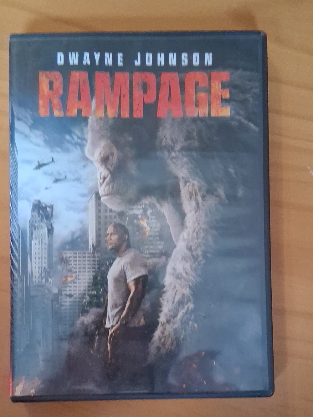 Warner Bros. Rampage Poster Print - Red, Gray, Blue